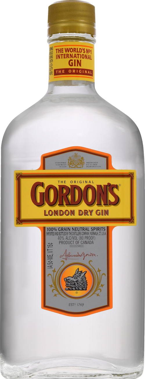 Gordons London Dry Gin Early 1980s 1.75 Liter